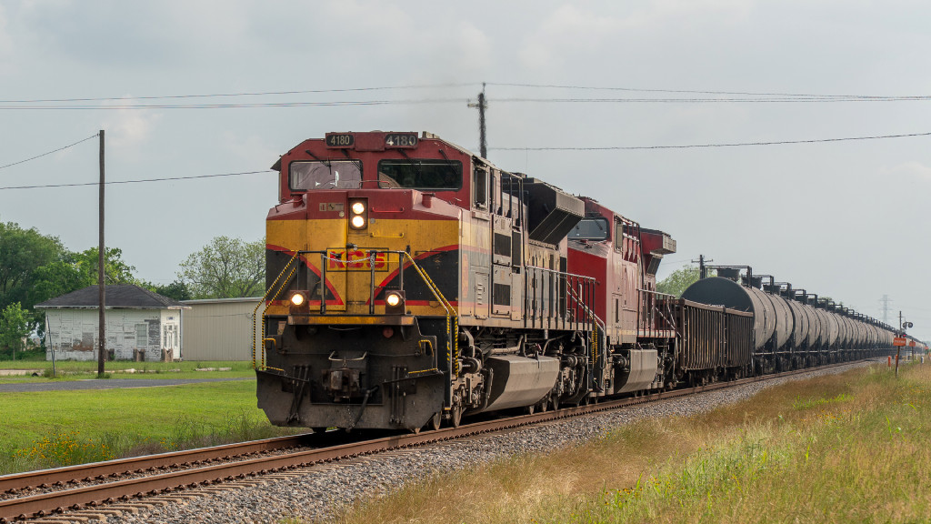 NB Diesel Fuel Train on the CPKC Rosenberg Sub